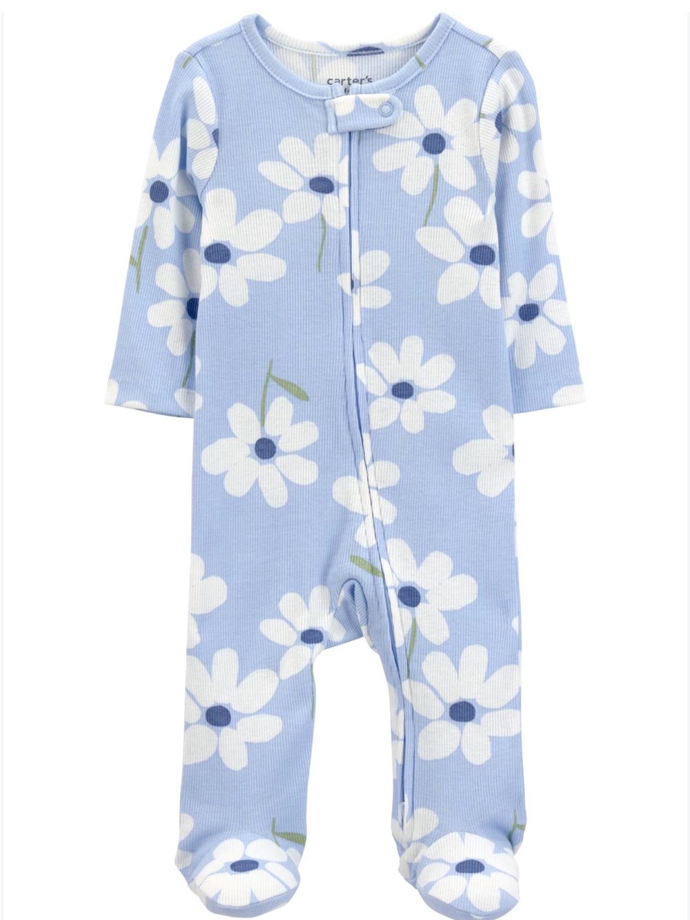 Carter's Baby Girls Floral Footed Pajams 6-9M